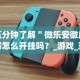 五分钟了解＂微乐安徽麻将怎么开挂吗？_游戏_玩家_工具