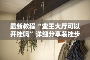 最新教程“蛮王大厅可以开挂吗”详细分享装挂步骤教程