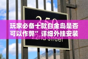 玩家必备十款白金岛是否可以作弊”详细外挂安装步骤