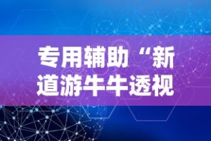 专用辅助“新道游牛牛透视”掌握辅助功能必胜规则