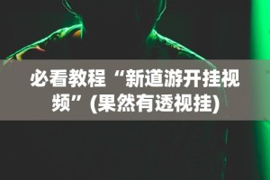 今日必看教程“微乐陕西挖坑技巧”附开挂脚本