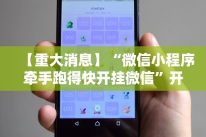 【重大消息】“微信小程序牵手跑得快开挂微信”开挂详细教程