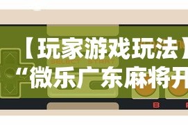 【玩家游戏玩法】“微乐广东麻将开挂教程下载”详细分享装挂步骤