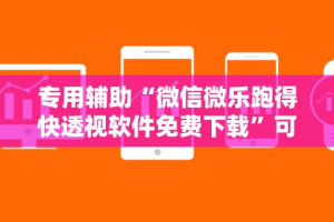 专用辅助“微信微乐跑得快透视软件免费下载”可以开挂作弊
