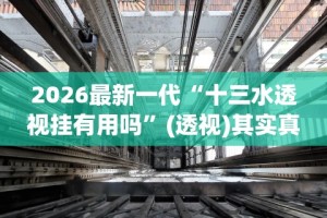 2026最新一代“十三水透视挂有用吗”(透视)其实真的有挂