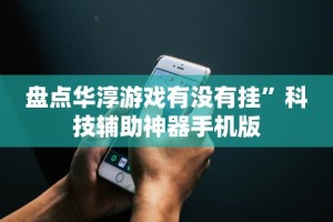 盘点华淳游戏有没有挂”科技辅助神器手机版