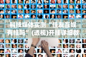 科技媒体实测“佳友互娱有挂吗”(透视)开挂详细教程