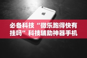 必备科技“微乐跑得快有挂吗”科技辅助神器手机版