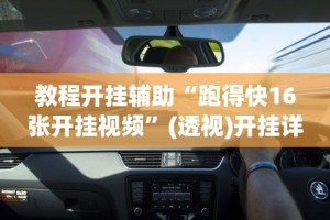 教程开挂辅助“跑得快16张开挂视频”(透视)开挂详细教程