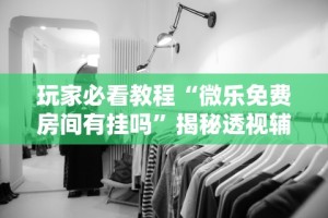 玩家必看教程“微乐免费房间有挂吗”揭秘透视辅助万能挂用法