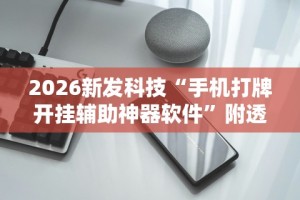 【盘点十款】“微乐刨幺透视挂”实测确实有挂