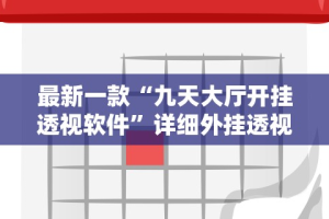 最新一款“九天大厅开挂透视软件”详细外挂透视辅助软件教程