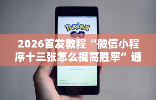 2026首发教程“微信小程序十三张怎么提高胜率”通用版下载教程!