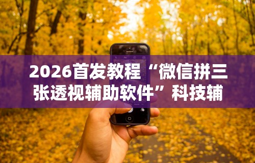 2026首发教程“微信拼三张透视辅助软件”科技辅助神器手机