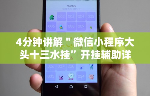 4分钟讲解＂微信小程序大头十三水挂”开挂辅助详细步骤