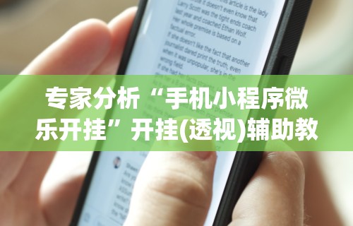 专家分析“手机小程序微乐开挂”开挂(透视)辅助教程