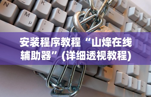 安装程序教程“山烽在线辅助器”(详细透视教程)