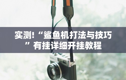 实测!“鲨鱼机打法与技巧”有挂详细开挂教程