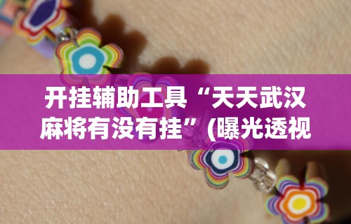 开挂辅助工具“天天武汉麻将有没有挂”(曝光透视必备猫腻)