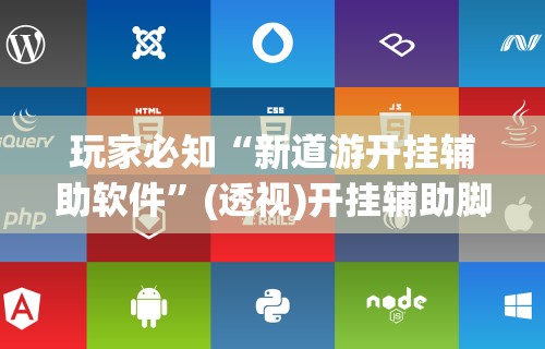 玩家必知“新道游开挂辅助软件”(透视)开挂辅助脚本+详细开挂安装教程