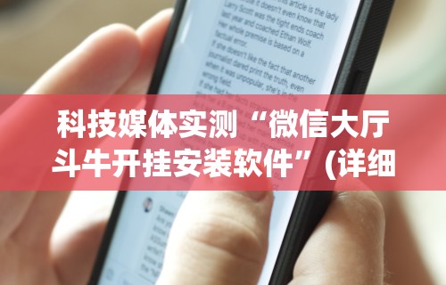 科技媒体实测“微信大厅斗牛开挂安装软件”(详细透视教程)