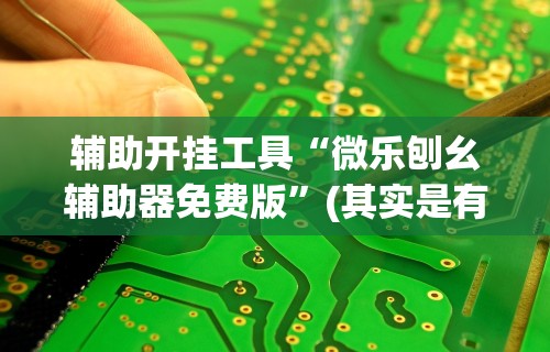 辅助开挂工具“微乐刨幺辅助器免费版”(其实是有挂)