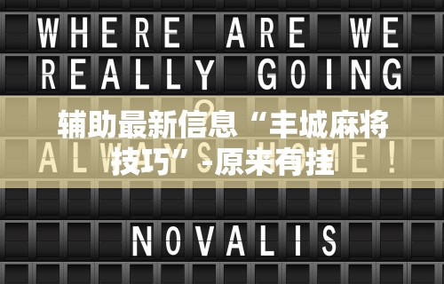 辅助最新信息“丰城麻将技巧”-原来有挂