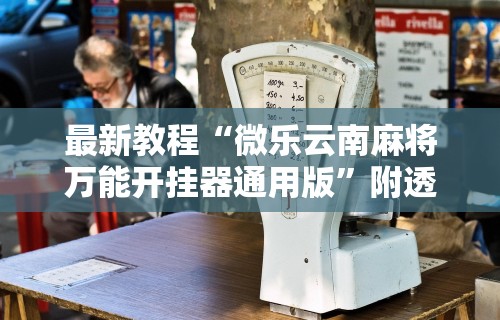 最新教程“微乐云南麻将万能开挂器通用版”附透视挂详细教程