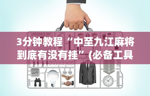 3分钟教程“中至九江麻将到底有没有挂”(必备工具)辅助教学
