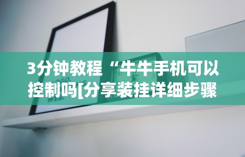 3分钟教程“牛牛手机可以控制吗[分享装挂详细步骤]