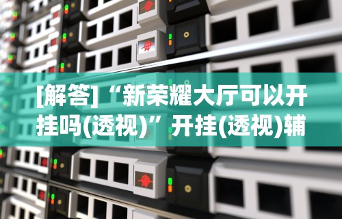 [解答]“新荣耀大厅可以开挂吗(透视)”开挂(透视)辅助教程