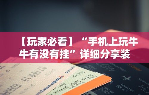 【玩家必看】“手机上玩牛牛有没有挂”详细分享装挂步骤