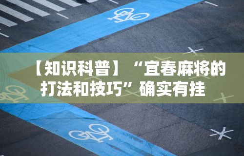 【知识科普】“宜春麻将的打法和技巧	”确实有挂