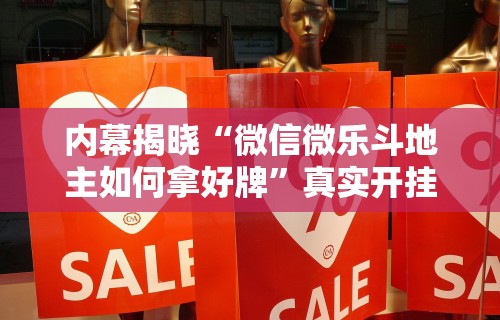 内幕揭晓“微信微乐斗地主如何拿好牌	”真实开挂技巧分享