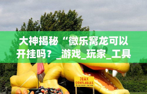 大神揭秘“微乐窝龙可以开挂吗?_游戏_玩家_工具 大神揭秘“微乐窝龙可以开挂吗?_游戏_玩家_工具