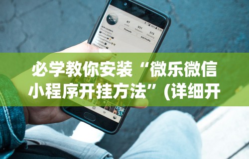 必学教你安装“微乐微信小程序开挂方法	”(详细开挂教程)