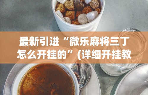 最新引进“微乐麻将三丁怎么开挂的”(详细开挂教程)