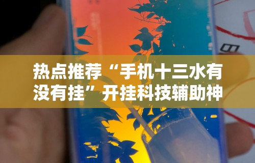 热点推荐“手机十三水有没有挂	”开挂科技辅助神器手机