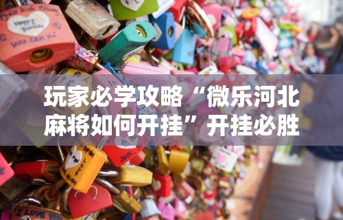 玩家必学攻略“微乐河北麻将如何开挂	”开挂必胜方法