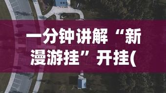 一分钟讲解“新漫游挂”开挂(透视)辅助神器