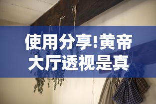 使用分享!黄帝大厅透视是真的吗	”揭秘透视辅助万能挂用法